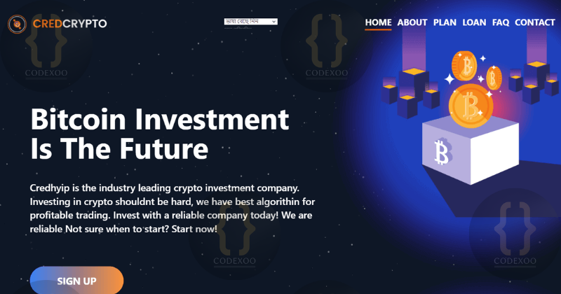 CredCrypto - HYIP Investment and Trading PHP Script