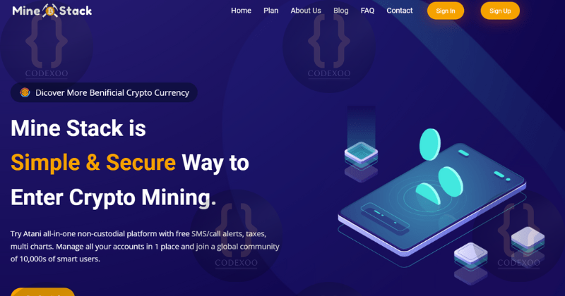 MineStack - A Cloud Mining Platform
