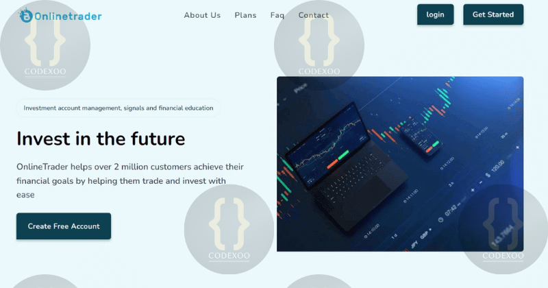 OnlineTrader - Trading and Investment Management System PHP Script