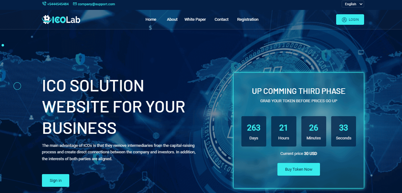 ICOLab v1.1 – Initial Coin Offering Platform Nulled
