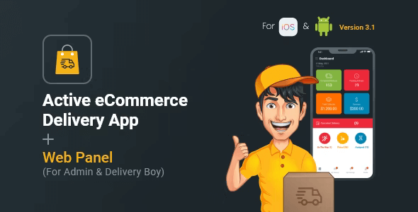 Active eCommerce Delivery Boy v3.5.0 – Flutter App Source Code