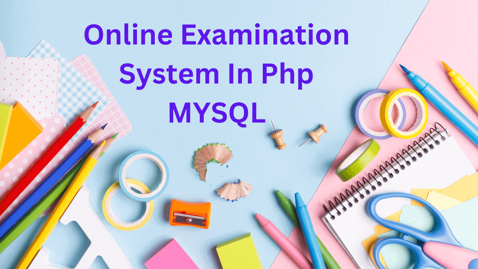 Online Examination System In Php MYSQL