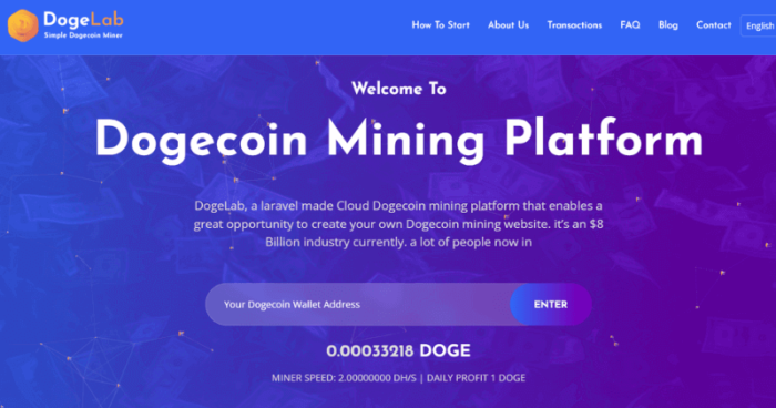 DogeCoin Mining Script Source Code