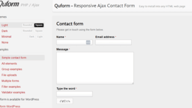 Quform Responsive Ajax Contact Form Free Download